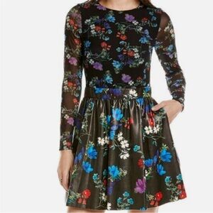 Alice + Olivia Black Floral Dress retails for $465